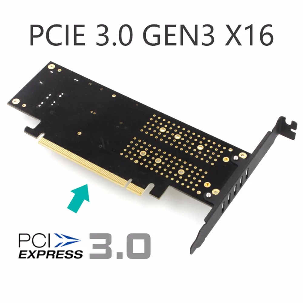  JEYI RITTER Power-Fail Schutz PCIE3.0 NVME Adapter x16 Volle Geschwindigkeit M.2 dd Auf Karte Kühlk