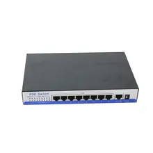 Anddear гигабитный коммутатор poe 9 10/100/1000 Мбит/с rj45 порт 8 IEEE802.3af/при активном poe для Dahua Hik WAPA 3 м 1080P HD IP камера видеонаблюдения