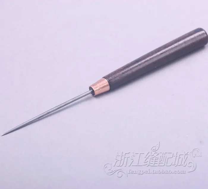 

Copper hoop black wooden handle wooden handle awl through copper awl one thousand one thousand wooden hoop pass through one thou