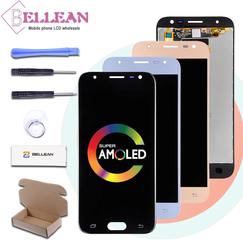 

HH Promotion J330 Lcd Display For Samsung Galaxy J3 2017 Lcd With Touch Panel Screen Digitizer Assembly Free Shipping
