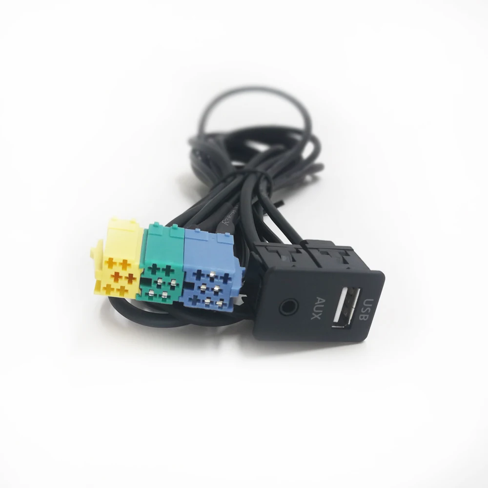 Автомобильный радиоприемник 150 см сделай сам стерео Удлинитель AUX USB кабель AUX/USB