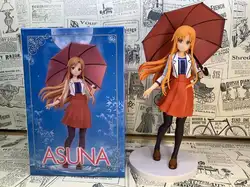 Аниме 20 см SAO Yuuki меч асуны искусство онлайн зонтик повседневная одежда ПВХ фигурка украшения Подарочные модельные игрушки