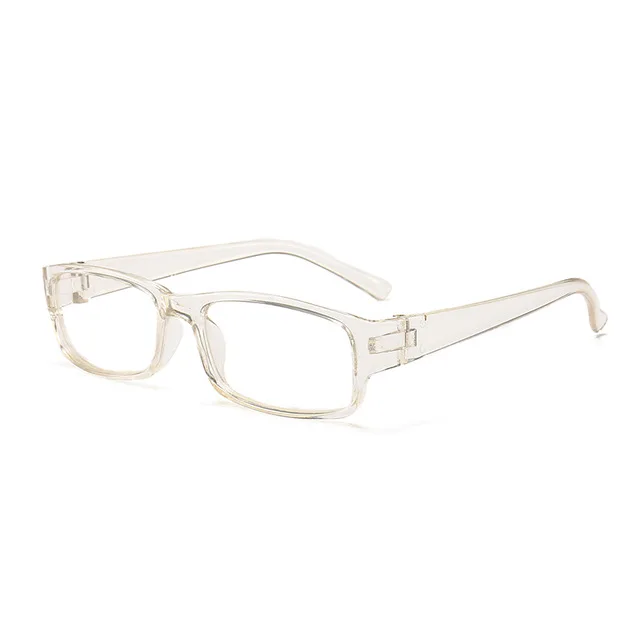 Дешевые очки ретро Квадратные прозрачные линзы прозрачные очки для женщин и мужчин без градусов поддельные очки палуба близорукость рамки - Цвет оправы: transparent