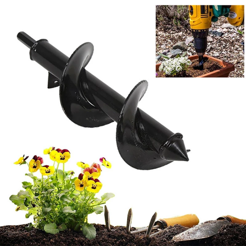 Baratos 1 Uds., taladro de tierra, perforadora, herramientas, máquina de plantación, perforadora, perforadora de petróleo, herramienta de jardín