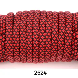 YoouPara Vibrant 4mm Paracord 100m Spools - Durable 7 - Strand Outdoor Climbing & Tactical Survival Rope (252)