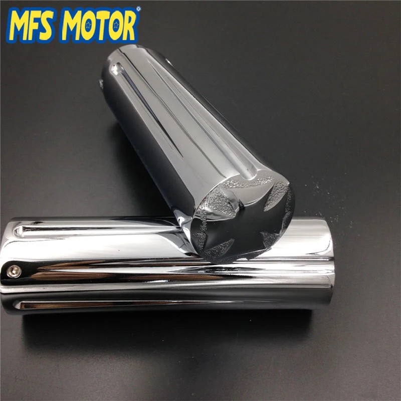 Мотоцикл крест конец стиль 1 &quotручки для Electra Glide Классический хром|grips for harley|for