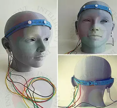 EEG повязка на голову. Простой головной убор простой электродный колпачок подходит для OpenBCI и другого оборудования