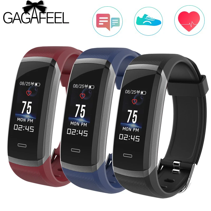 

Gagafeel GT101 Smart Wristband TFT Color Screen continue Heart Rate Monitor Health Fitness Tracker Smart watch Call Reminder