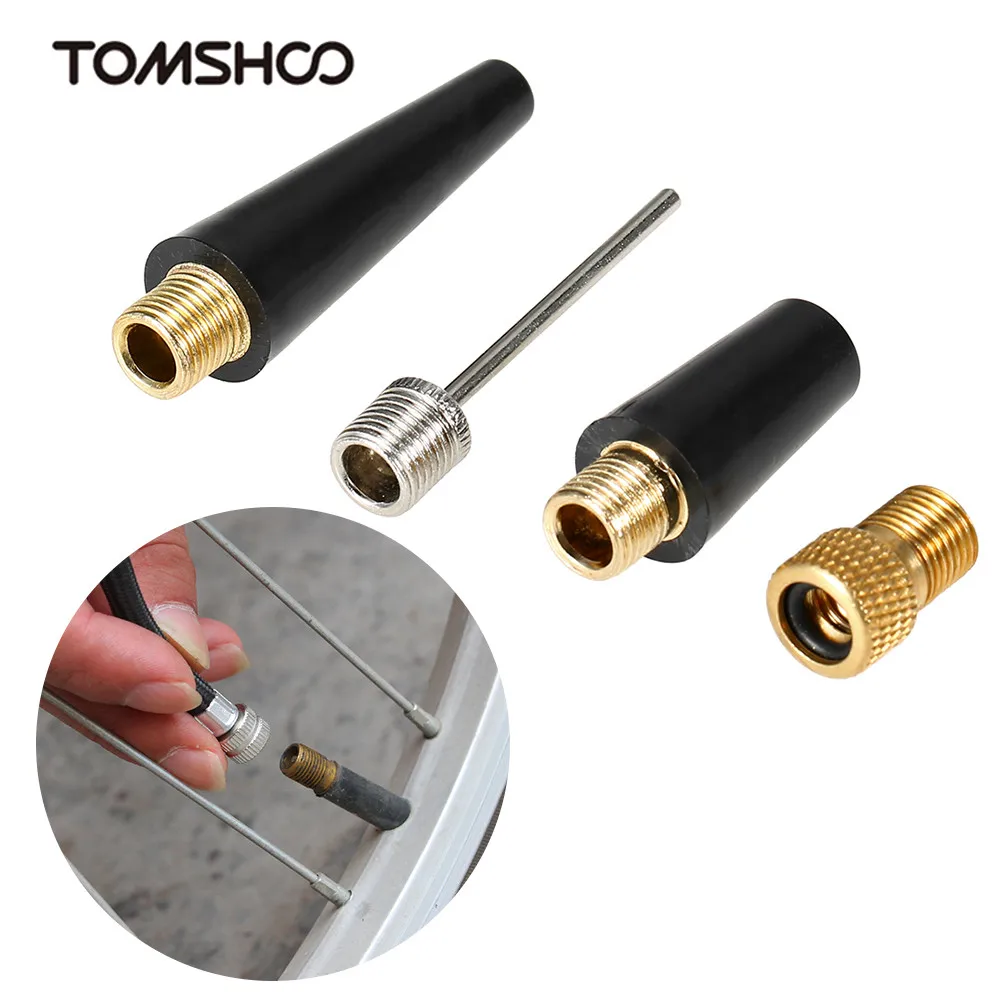 

Lixada 4PCS Needle Nozzle Adapter Kit Basketball Ball Inflator Needles Pump Needle Soccer Ball Bike Tire Inflating Accessories