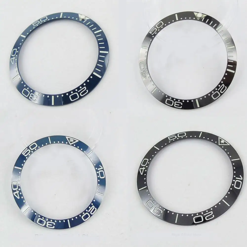 3 шт./4 шт. 38 мм супер Светящийся синий/черный церемониальный ободок кольцо подходит для 40 мм автоматические мужские часы - Цвет: model 5