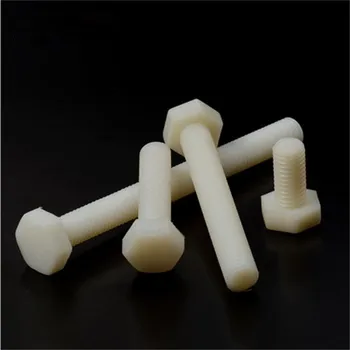 

M12*120 White Nylon six angle bolt screw,20set/lot