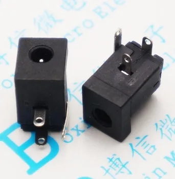

Free shipping 100PCS DC-005C DC005C 3.5 - 1.3 mm DIP PCB mounting 3pins DC POWER SOCKET FEMALE