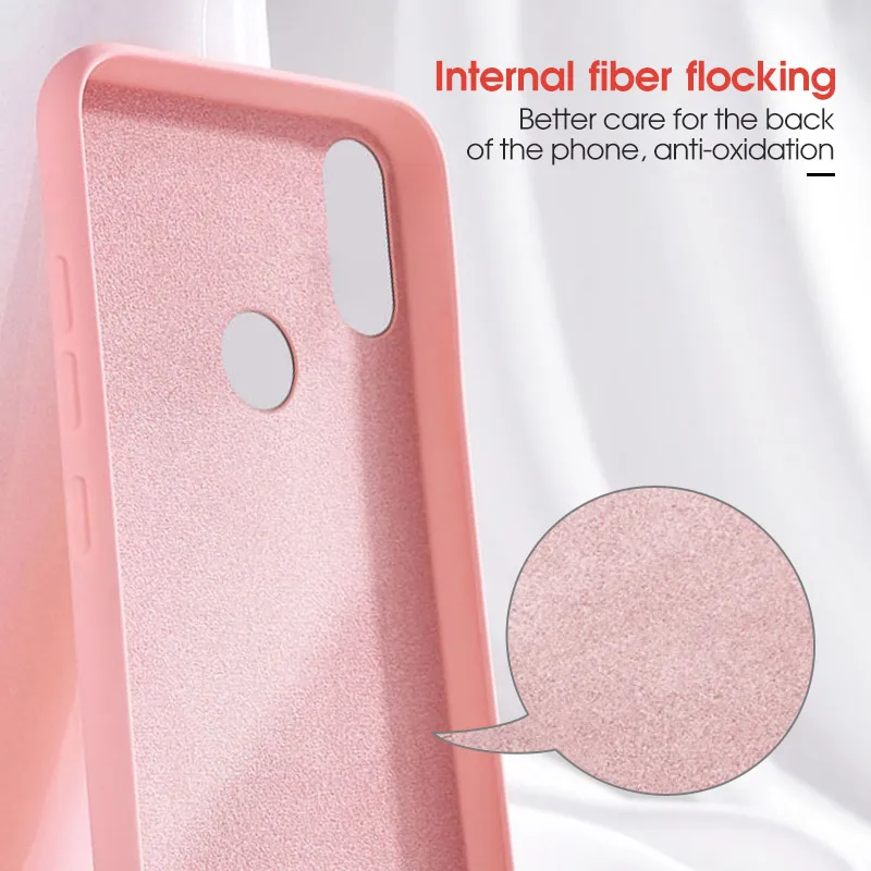 

For Xiaomi Redmi K20 Mi 9T Note 7 6 Pro Mi9t Case Liquid Silicone Soft Cover For Xiaomi Mi9 SE Mi 8 Lite A2 6X Phone Coque Case