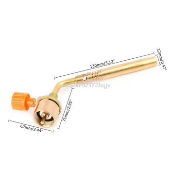 

Portable Gas Turbo Torch Propane Brazing Plumbing Gun Fire Lighter Welding Tool D22 dropship