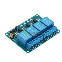 5V 4-канальный Релейный Модуль 4-канальный контрольная панель реле для Arduino с оптопарой реле Выход 4 способа реле с светодиодный индийских