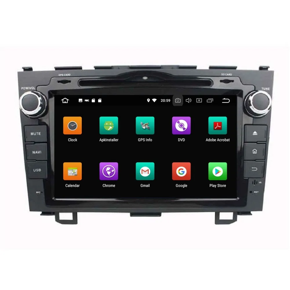 Cheap 4GB+32GB 8" Octa Core Android 8.0 Car DVD Player for Honda CR-V CRV 2006-2011 Car Radio GPS Navigation WIFI Bluetooth USB DVR 3