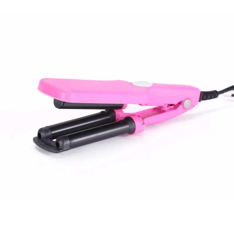 

Mini Hair Curler 3 Barrels Wave Curling Iron Portable Travel Hair Iron Curler Roller Professional Crimper Tongs Curling Wand