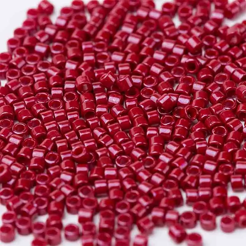 

Taidian 1.6x1.3MM mutilcolor Japanese Glass beads Delica beads For DIY Native American Beadwork 3grams/lot approx 600pieces