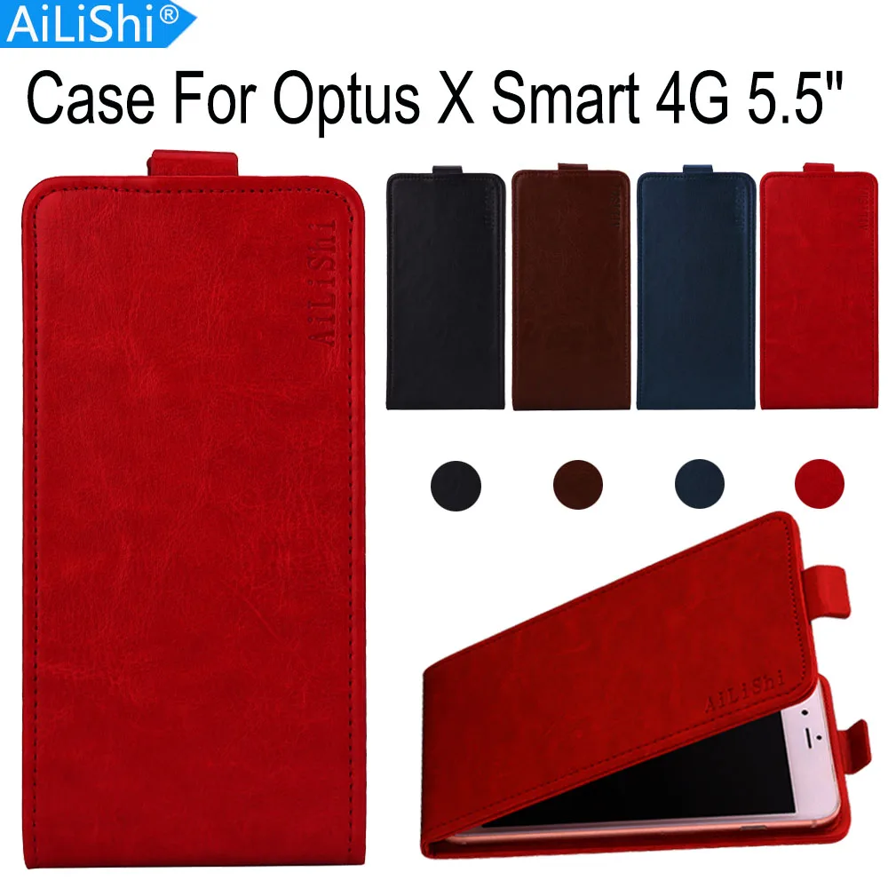 

AiLiShi Factory Direct! Case For Optus X Smart 4G 5.5" Luxury Flip Leather Case Exclusive 100% Special Phone Cover Skin+Tracking
