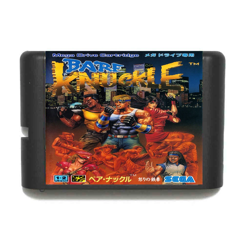 Голые костяшки без 16 бит MD карточная игра для Sega игры Mega Drive Genesis|Картриджи| |