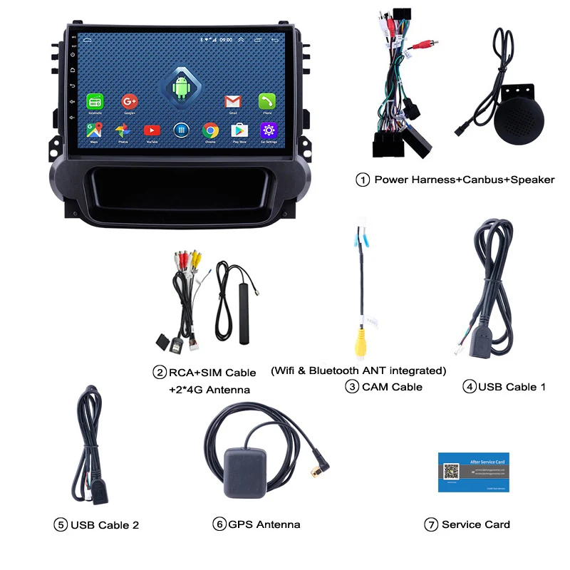 Discount Android 8.0 2+32G 9 Inch 3G 4G WIFI Car Dvd Gps Navigation System for2012 2013 2014 Chevrolet Malibu with Bluetooth USB SWC RDS 3