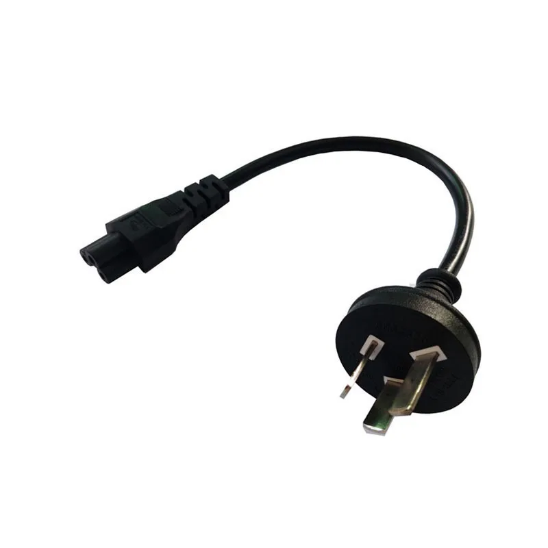 Australian AU Ac Power Cord IEC320 C5 3 Prong Laptop Portable Power
