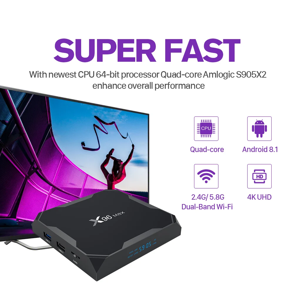 IP TV Box Arabic France IPTV Subscription X96 Max Android 8.1 IPTV Box Support BT Dual-Band WiFi IPTV French 1 Year Full HD Live IP TV Box Arabic France IPTV Subscription X96 Max Android 8.1 IPTV Box Support BT Dual-Band WiFi IPTV French 1 Year Full HD Live
