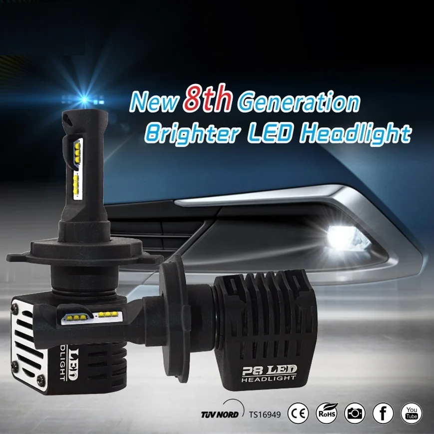 

Dianshi super quality 4000LM car led H4 H7 H11 9005 9006 HB3 HB4 9004 9007 H15 9012 D1 D2 D3 D4 LED headlight