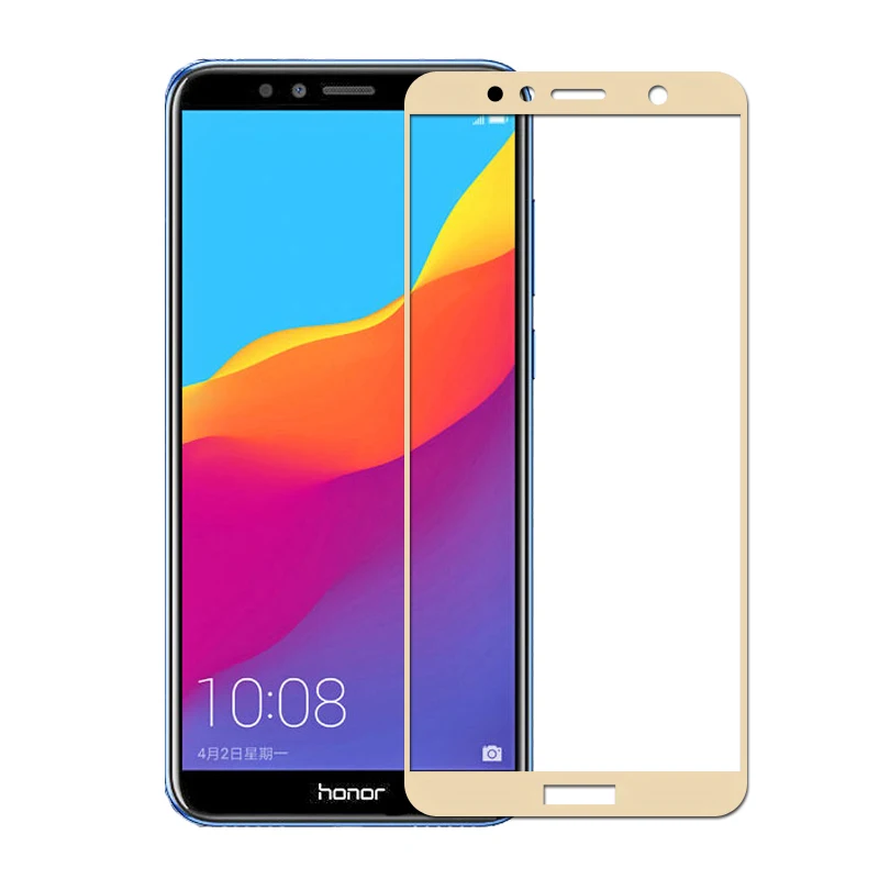 9H полное покрытие закаленное стекло для huawei Honor 7A Pro AUM-AL29 7A 5,4" для Honor 7C AUM-L41 5,7" 7C Pro защита экрана Sklo