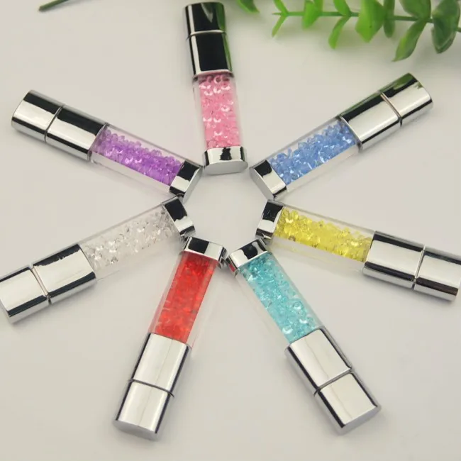 

West Diamond Usb2.0 Usb Flash Drive Crystal Usb Pendrives Usb Mrmory U Stick Gift USB Flash Drive 32GB 16GB 8GB 4GB Wedding Gift