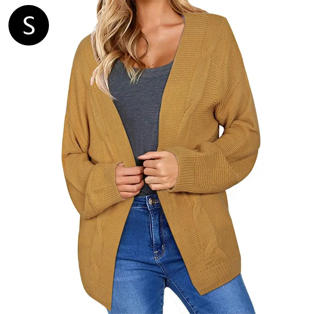 New Autumn And Winter Women's Cardigan Sweater Fashion Casual Long bat