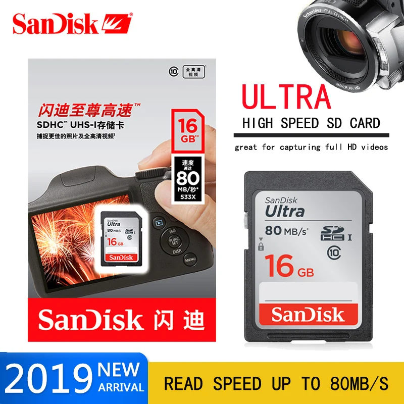 SanDisk карта памяти класс 10 16 ГБ 64 128 32 ГБ|Карты памяти| |