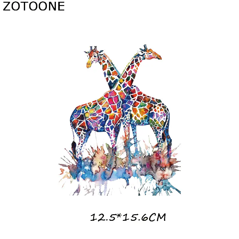 

Patches Iron On Patch Colorful Animal Patch For Clothing Heat Transfer Easy Print By Household Irons A-Level Washable DIY E