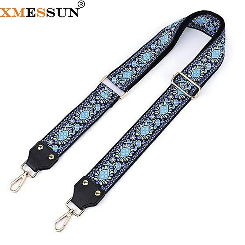 

XMESSUN 2019 New Fashion Camouflage Cloth Straps Female Multicolor Handle Shoulder Straps Belt Accessory for Women Bag F219