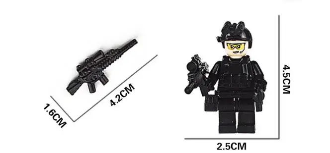 8pcs Compatible Legoings City SWAT Black Police Figurines Guns Building Blocks Set for Boys Police Minifigs Juguetes Brinquedos 8pcs Compatible Legoings City SWAT Black Police Figurines Guns Building Blocks Set for Boys Police Minifigs Juguetes Brinquedos