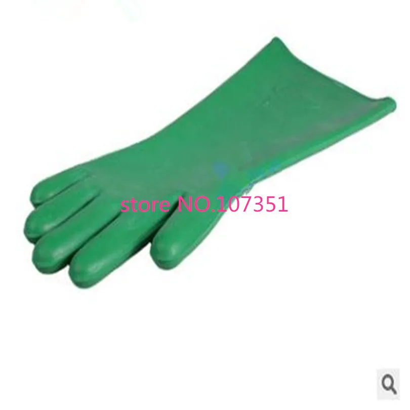 

One pair acid-proof rubber gloves for anti-corrosion industrial rubber gloves
