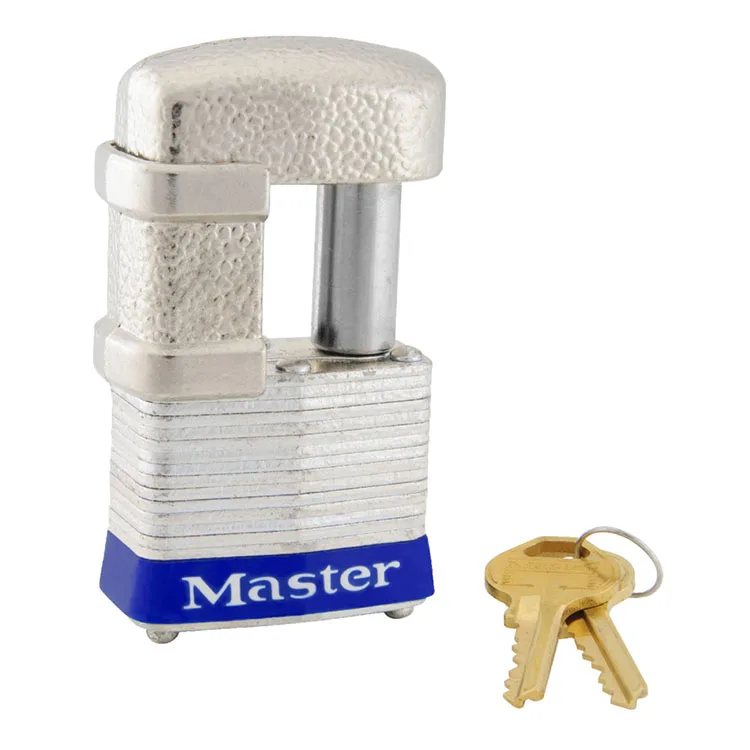 Master Lock Wide Laminated Steel Warded Padlock Anti-theft,Waterproof,No gallbladder layer home padlock dormitory outdoor lock (10)