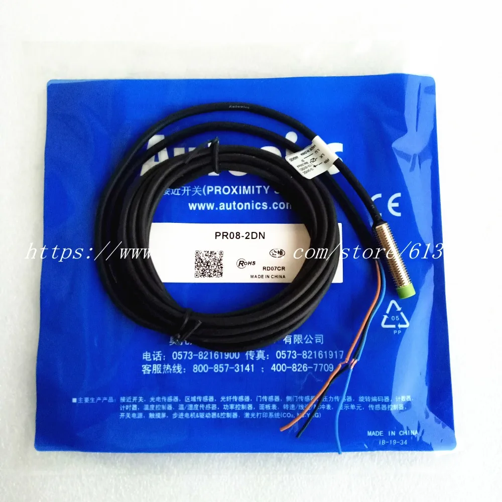 

5PCS PR08-2DN Autonics M8 12-24V 2mm sensing DC NPN NO New High-Quality Proximity Switch Sensor