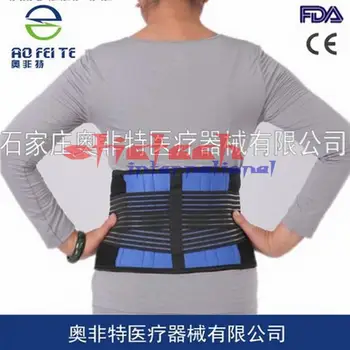 

by ems or dhl 100pcs Excellent Adjustable Neoprene Double Pull Lumbar Support Lower Back Belt Brace Pain Relief