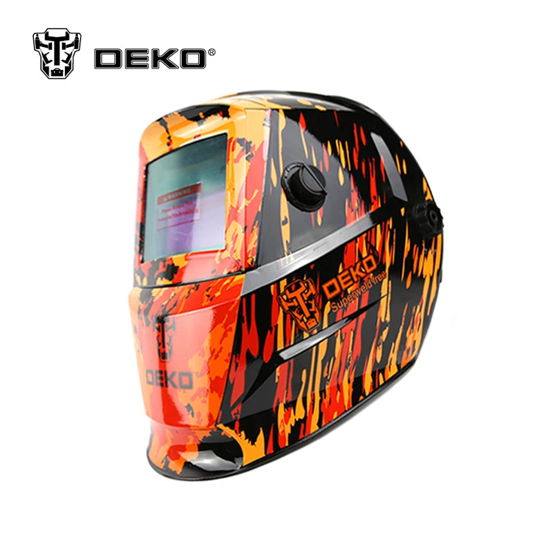 DEKO Black Solar Auto Darkening Electric Welding Maskhelmetwelding Lens for Welding Machine OR Plasma Cutter DEKO Black Solar Auto Darkening Electric Welding Maskhelmetwelding Lens for Welding Machine OR Plasma Cutter