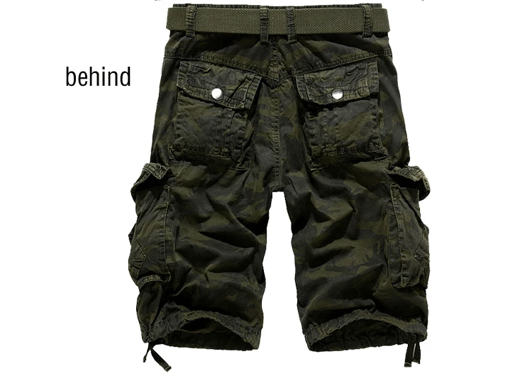 mens casual shorts 2022 New Camouflage Loose Cargo Shorts Men Cool Summer Military Camo Short Pants Hot Sale Homme Cargo Shorts No belt best men's casual shorts