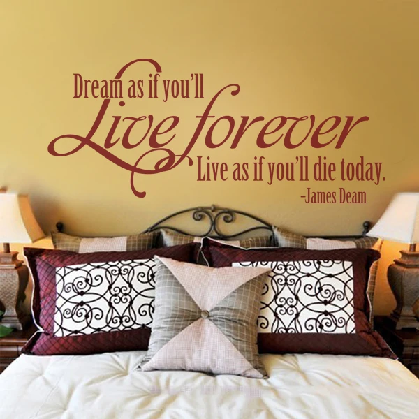 Dream as if you'll live forever Live as if you only have today Vinyl