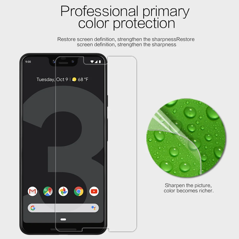 

Original Nillkin for Google Pixel 3/Pixel 3 XL Clear Protective Film for Google Pixel 3XL XL3 High Transparent Screen Protector