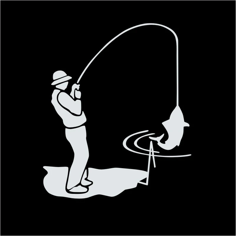 DCTAL car Fishing Sticker car styling programa Catfish Hunter Pesca divertido Cuerpo Adhesivos Accesorios fishing decal F2-8 DCTAL car Fishing Sticker car styling programa Catfish Hunter Pesca divertido Cuerpo Adhesivos Accesorios fishing decal F2-8