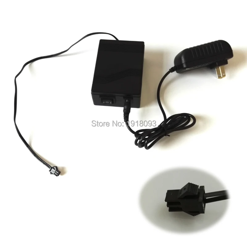 

New AC-220V Steady on/Flashing EL Driver for loading 50Meters Glow Cable Strip Light Holiday Lighting Decoration
