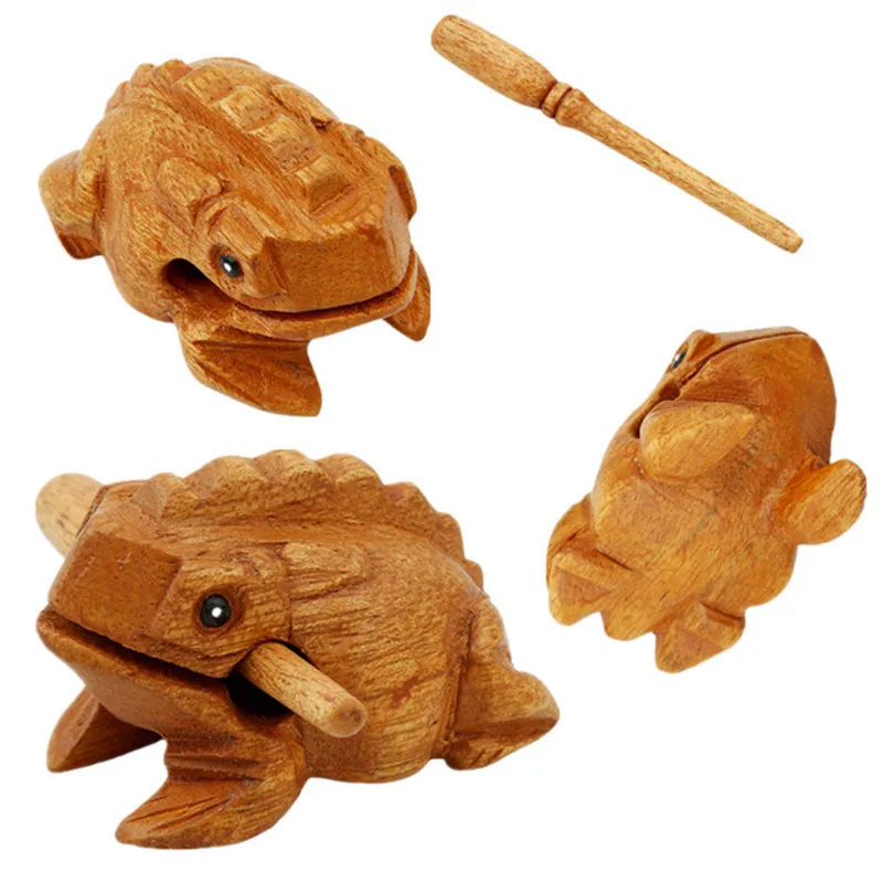 Одна деталь Сверхлегкий Лаки лягушка игрушечные лошадки живописные деревянные Brinquedos высокое качество ремесла украшения фигурка жабы для