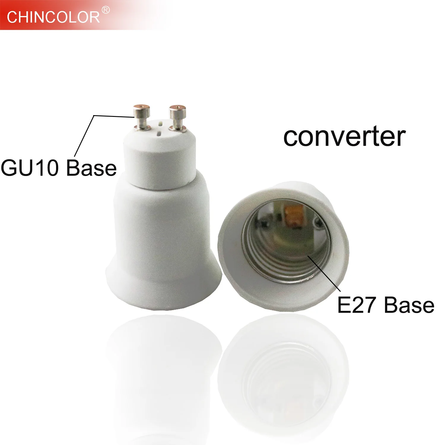 Led Lamp Base Converter GU10 to E27 Screw Light Bulb Holder Adapter Socket Plug Extender PBT Plastic Safty Fast Ship JQ Led Lamp Base Converter GU10 to E27 Screw Light Bulb Holder Adapter Socket Plug Extender PBT Plastic Safty Fast Ship JQ