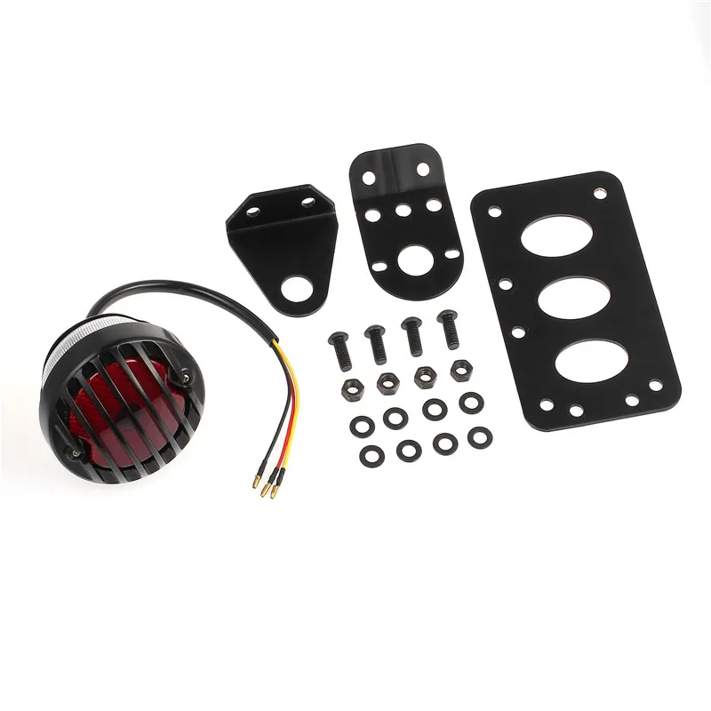 Neoteck 12V задний фонарь для мотоцикла с кронштейном номерного знака LED|Светодиодные
