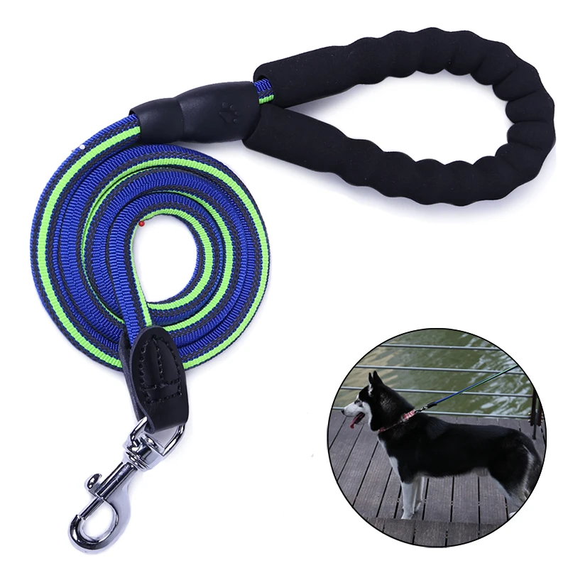 

High quality Walking Running Lead Dog Leash for Pet Dogs Cats Outdoor Training Rope Lead Leash Foam Hand Dog Leash Pet Supplie