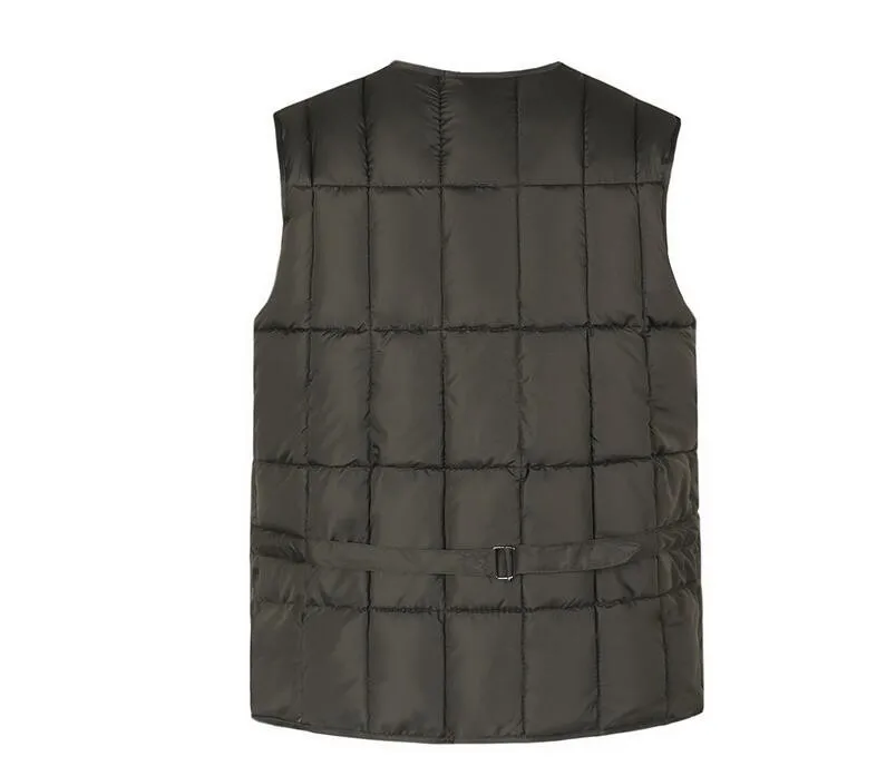 3622 Autumn Winter Sleeveless Jacket Waistcoat Men Fishiong Thickening Keep Warm Down Vests Male With Many Pockets Bodywarmer